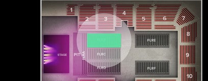 Seat view from Floor