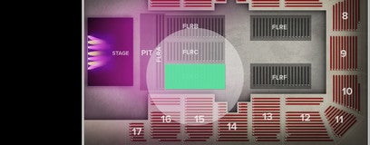 Seat view from Floor