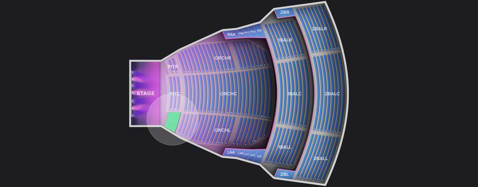 Seat view from Pit