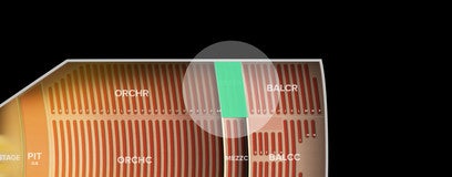 Seat view from Mezzanine Right