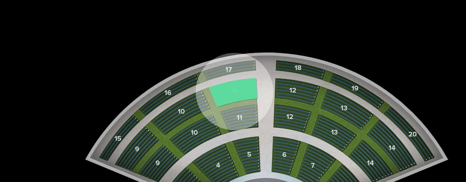 Seat view from Section