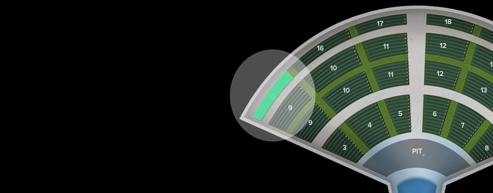 Seat view from Section