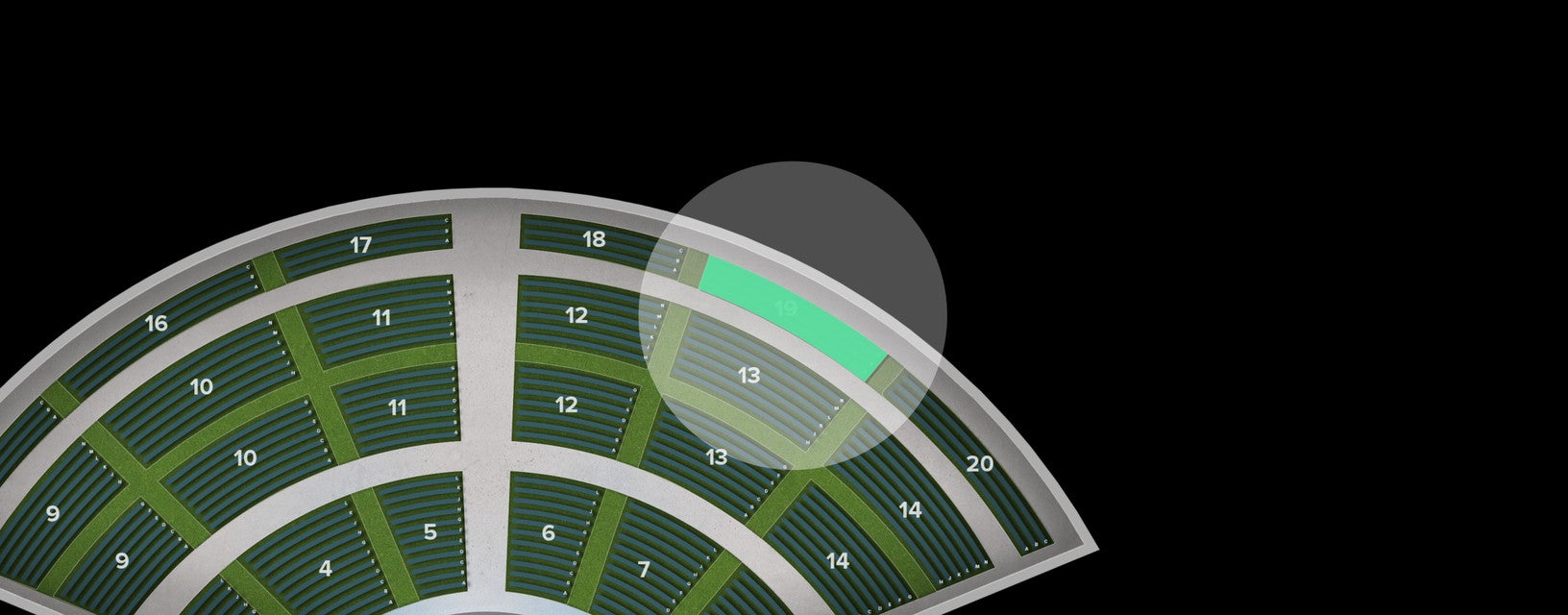Seat view from Section