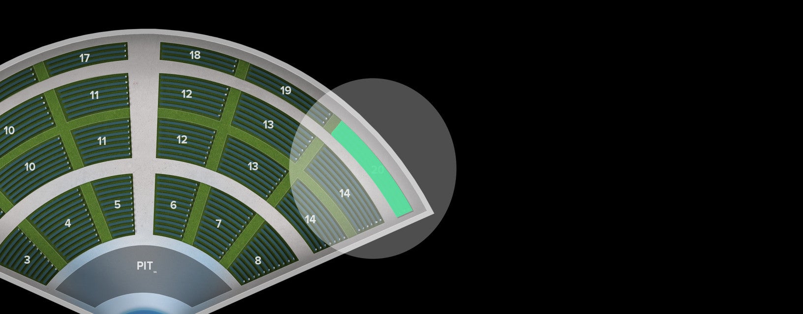 Seat view from Section