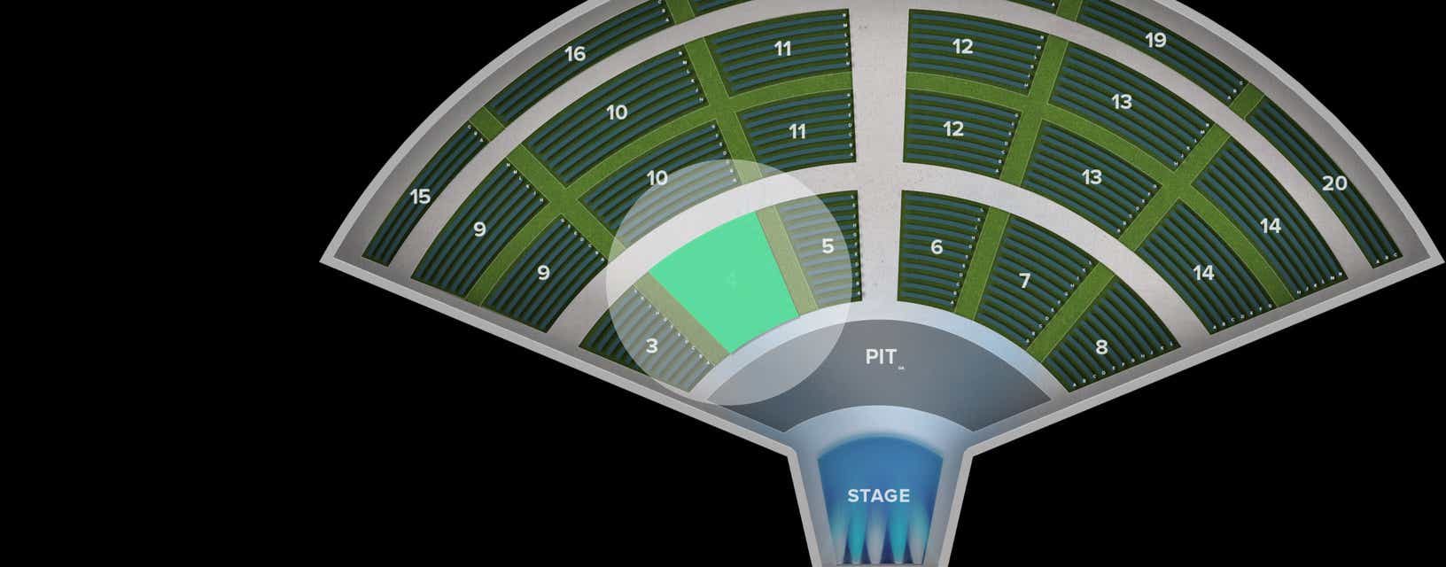Seat view from Section