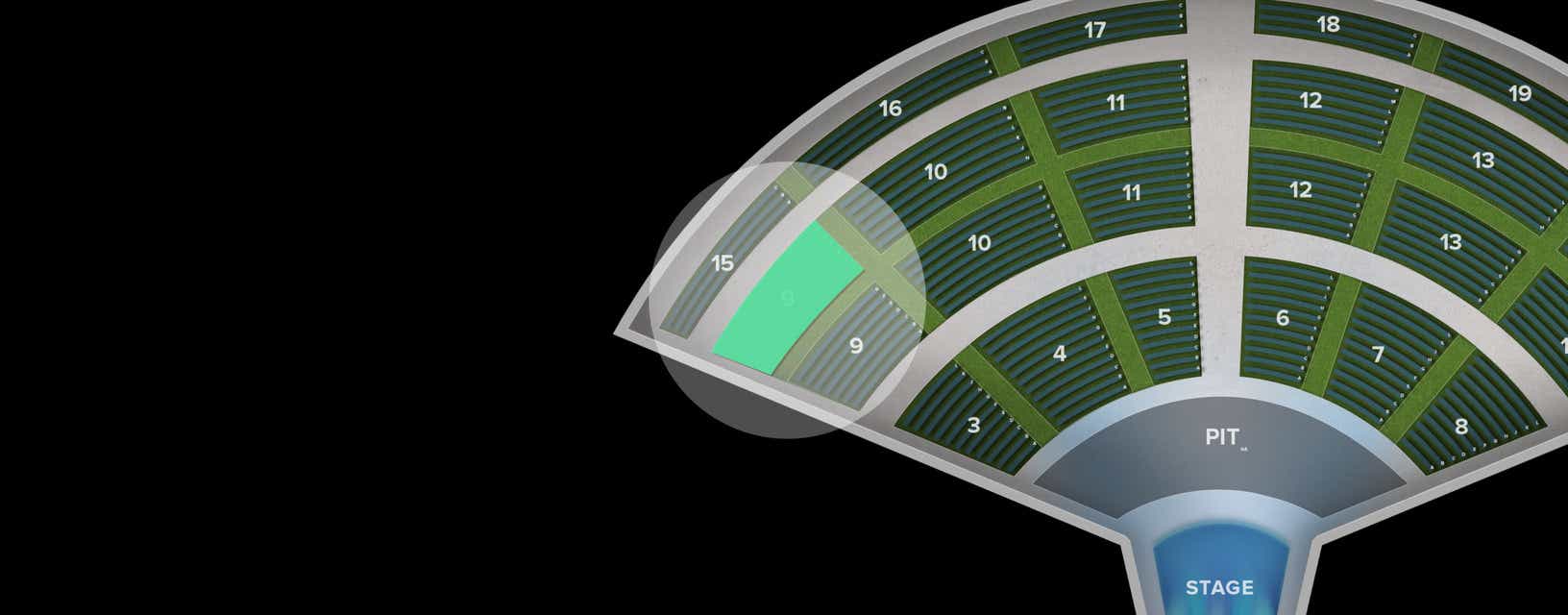 Seat view from Section