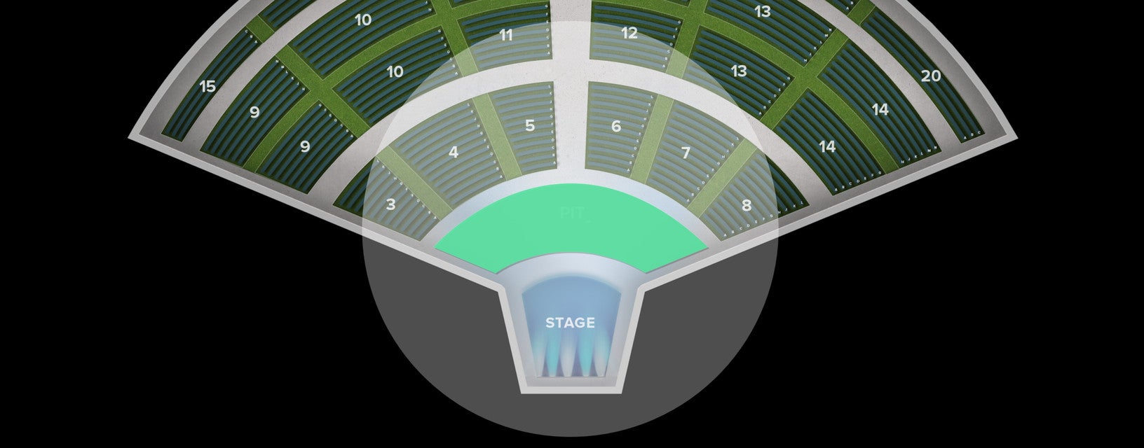Seat view from PIT