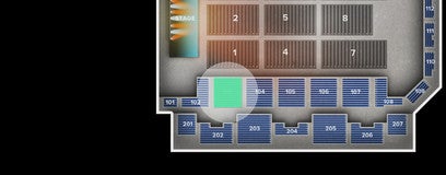 Seat view from Mezzanine