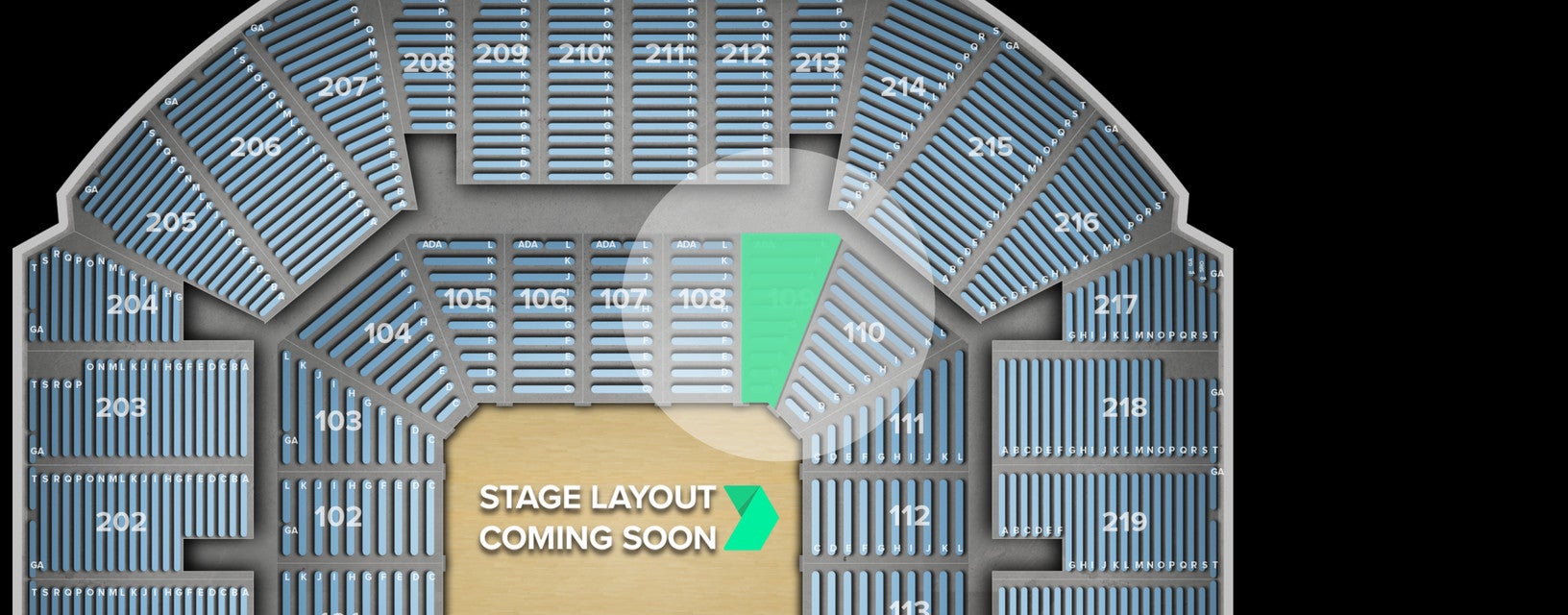 Seat view from Lower