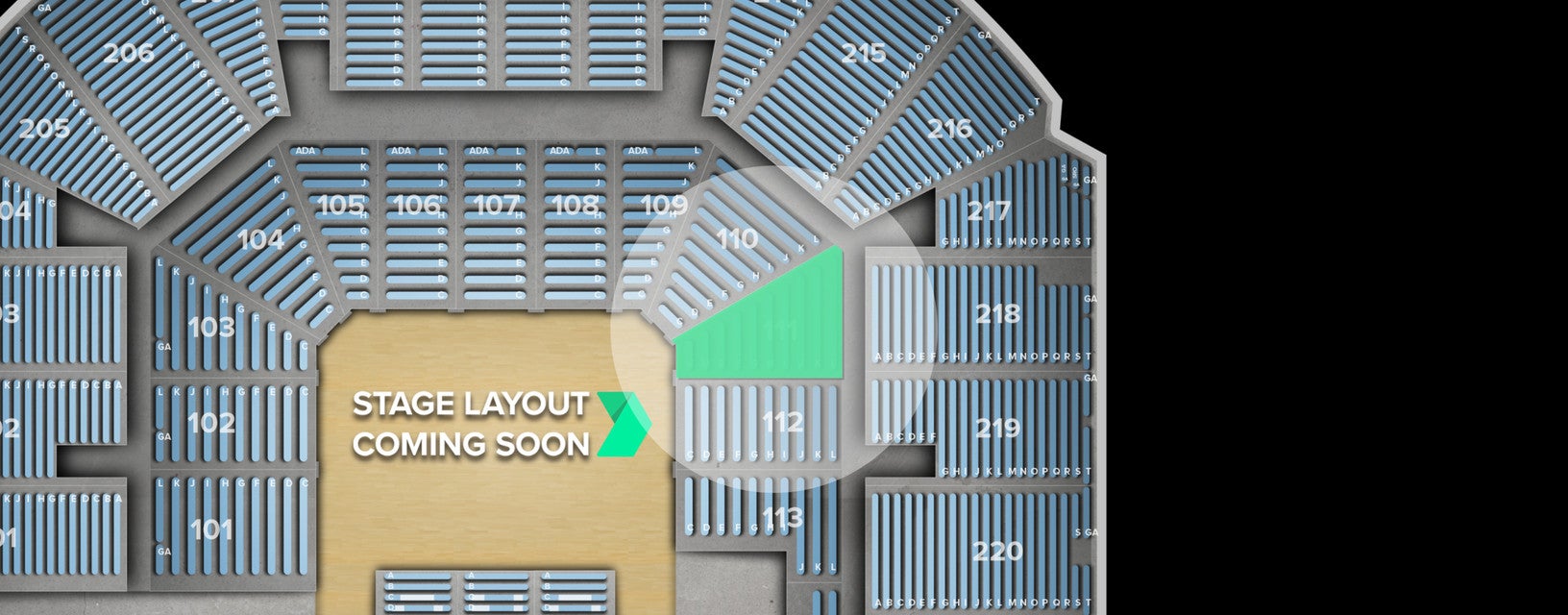 Seat view from Lower