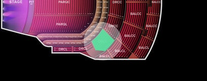 Seat view from Dress Circle