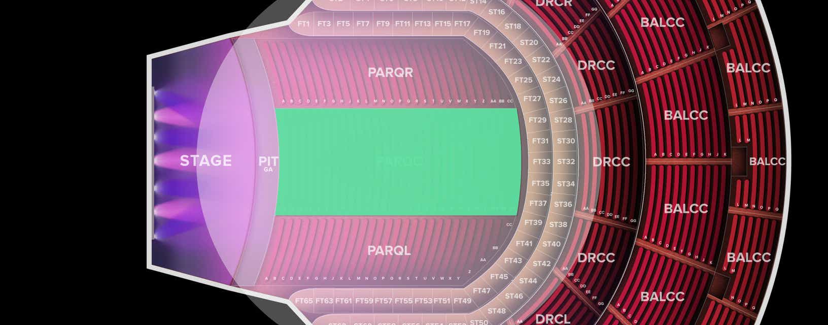 Seat view from Parquet