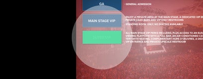 Seat view from Super VIP