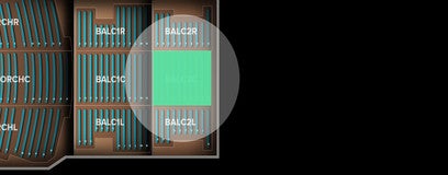 Seat view from Balcony 2