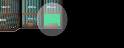 Seat view from Balcony 2