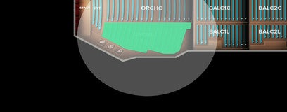 Seat view from Orchestra