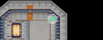 Seat view from Lower Corner