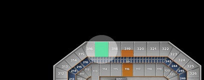 Seat view from Upper Sideline