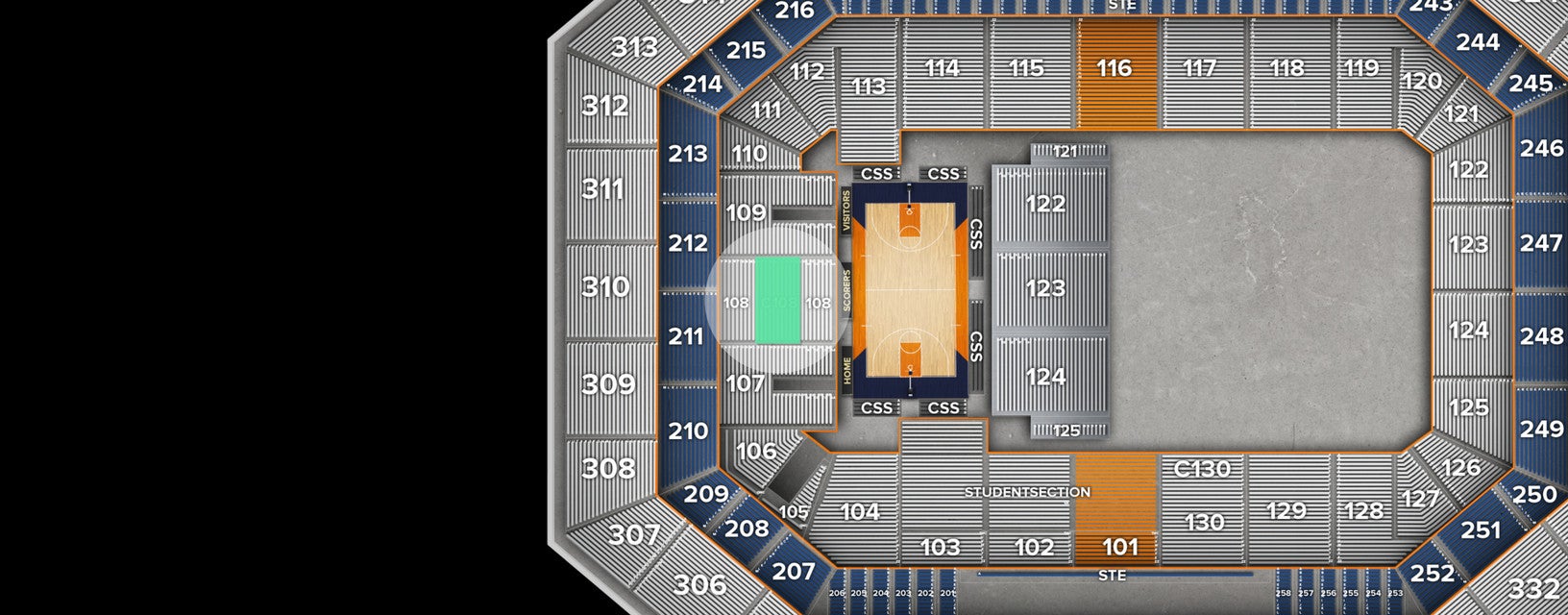 Seat view from Lower Sideline