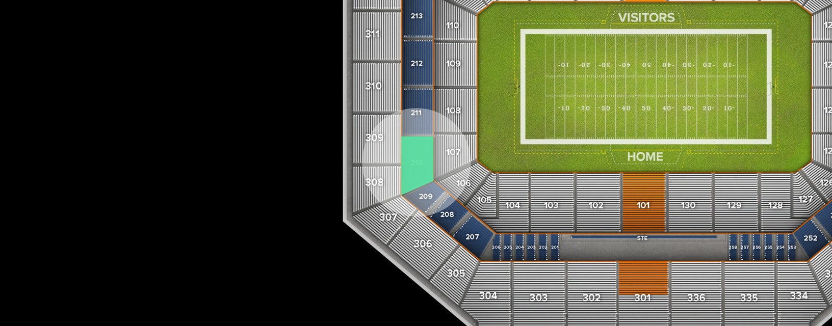 Seat view from Middle