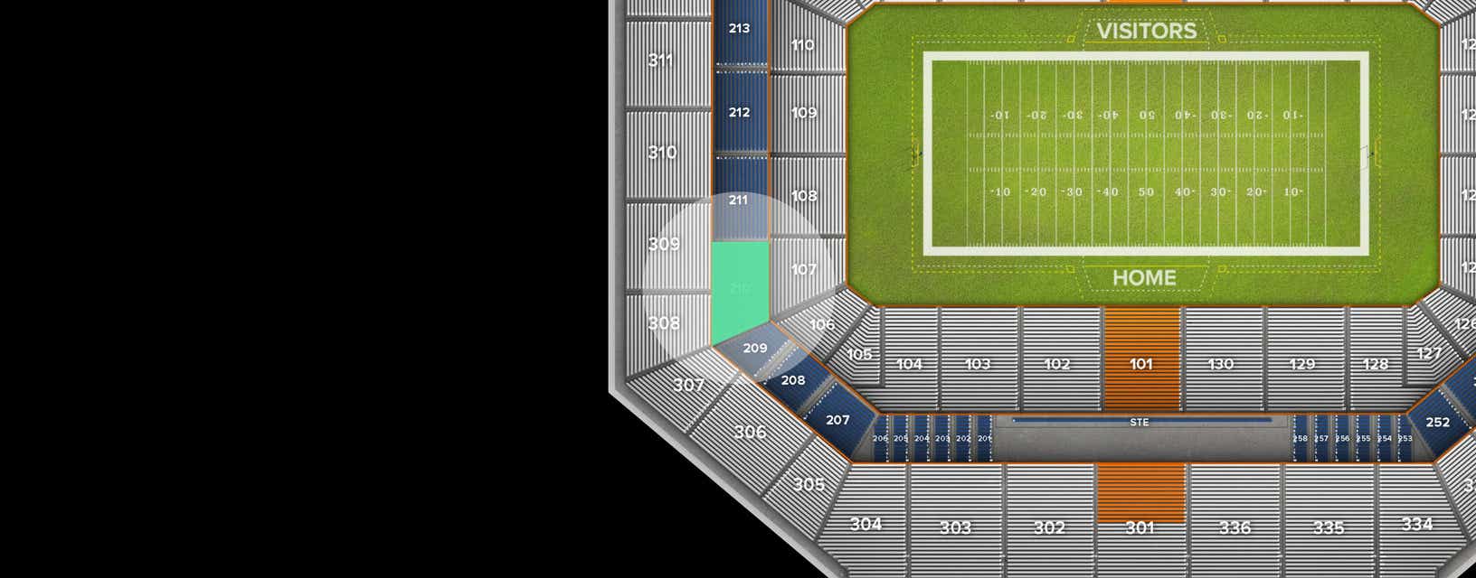Seat view from Middle