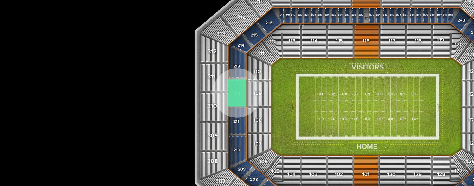 Seat view from Middle