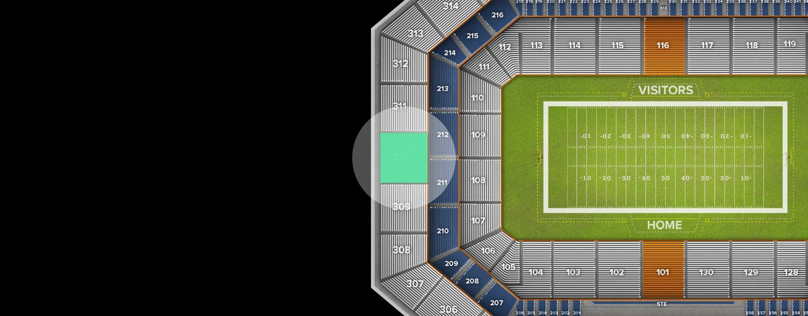 Seat view from Upper
