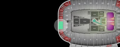 Seat view from Middle