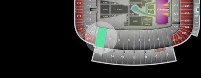 Seat view from Lower