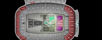 Seat view from General Admission Left