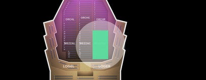 Seat view from Mezzanine