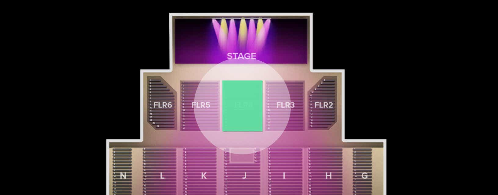 Seat view from Floor