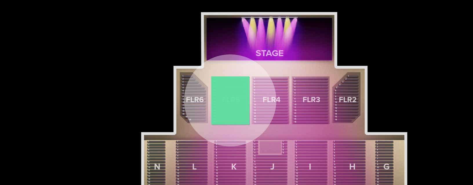 Seat view from Floor