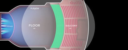 Seat view from Loge