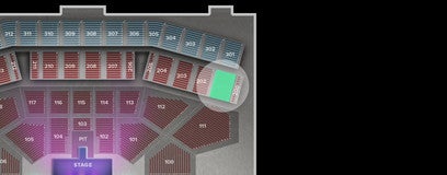 Seat view from Middle