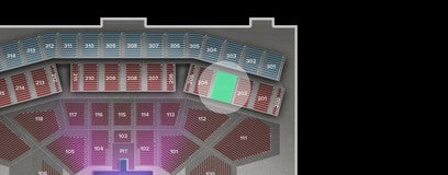 Seat view from Middle
