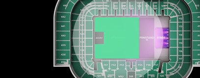 Seat view from General Admission Standing