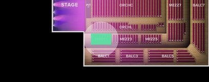 Seat view from Mezzanine