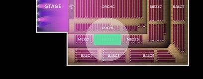 Seat view from Mezzanine