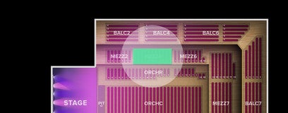 Seat view from Mezzanine