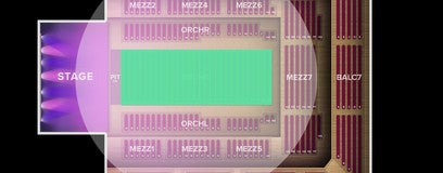 Seat view from Orchestra