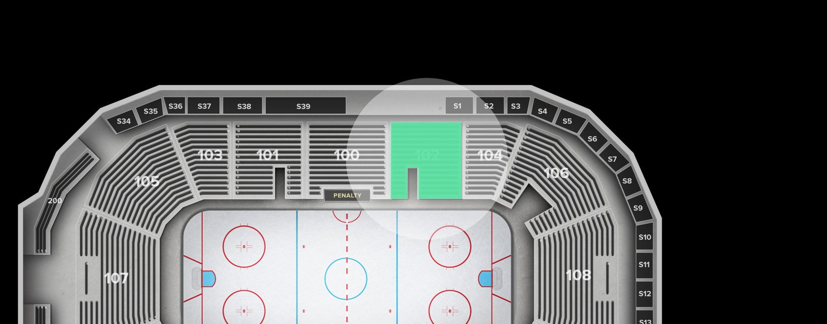 Seat view from Lower