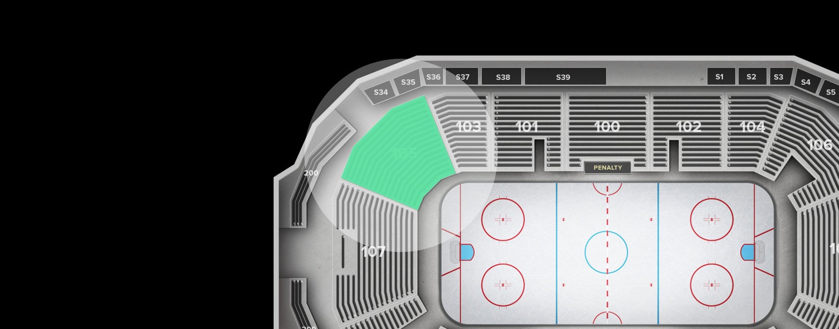 Seat view from Lower