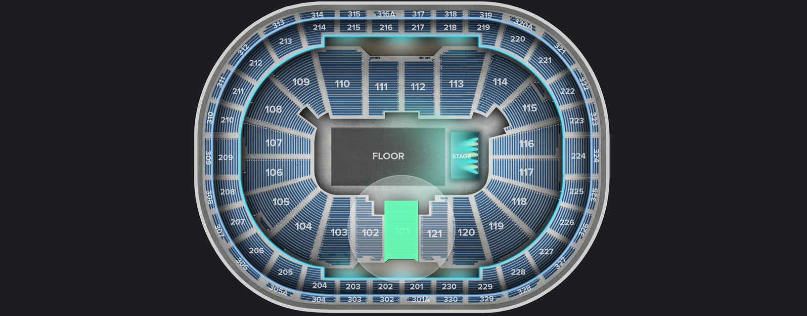 Seat view from Lower