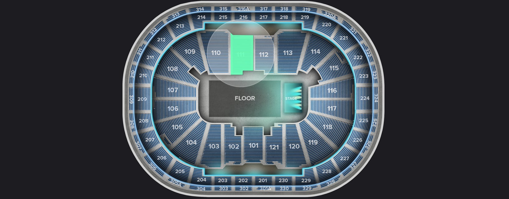 Seat view from Lower