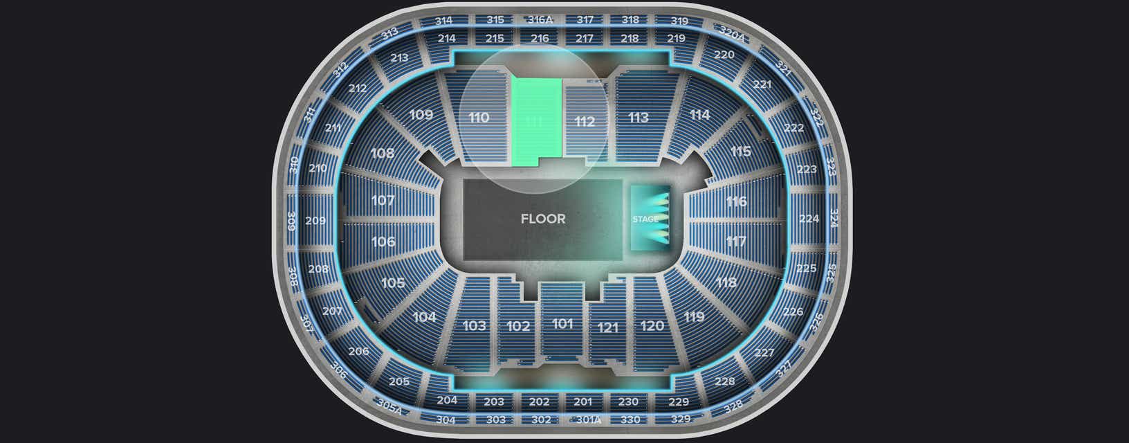 Seat view from Lower