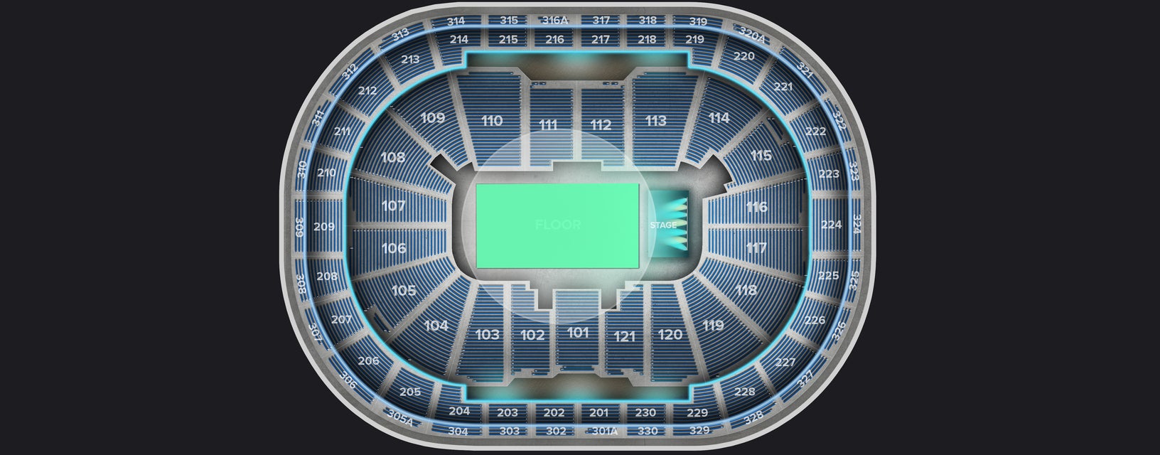 Seat view from Floor