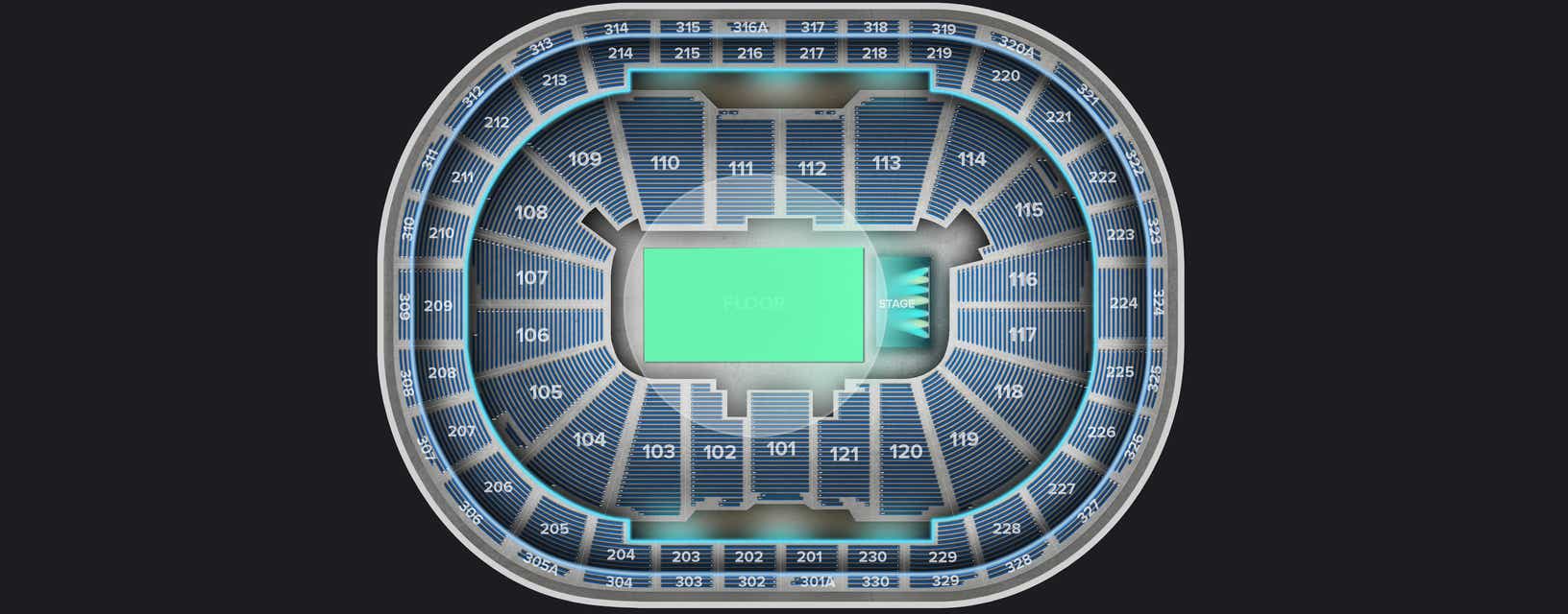 Seat view from Floor