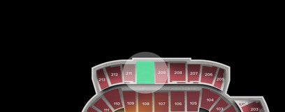 Seat view from Upper