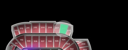 Seat view from Upper